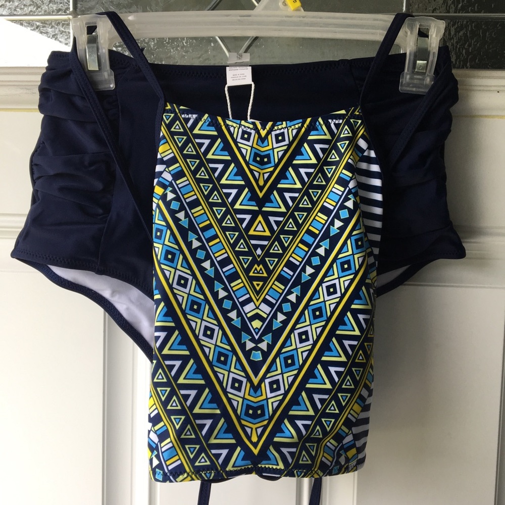Cupshe high waisted bottom tankini